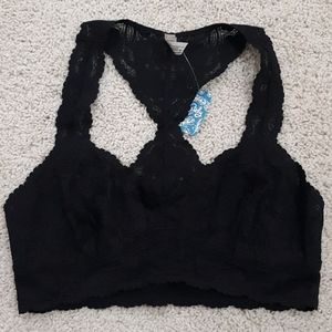 Free People Black Bralette